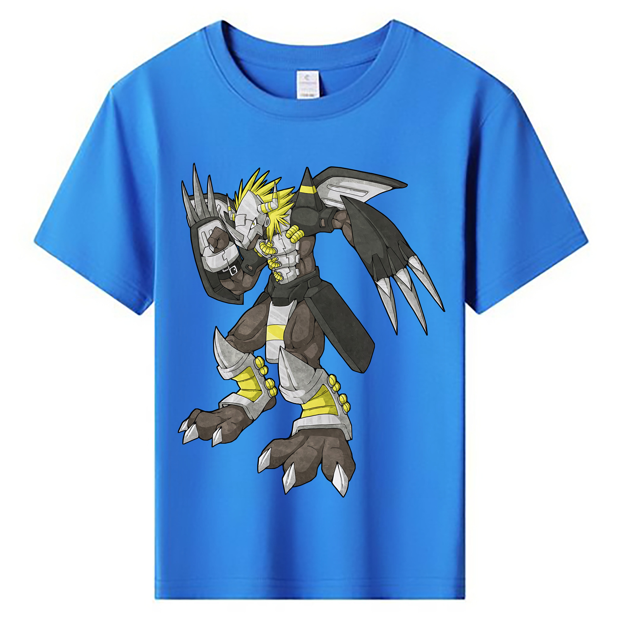 （画像用） Digimon デジタルモンスター/デジモン 綿100％キッズTシャツ（フロントプリント）